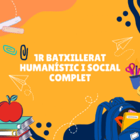 Pack 1r de Batxillerat Humanístic i Social Complet